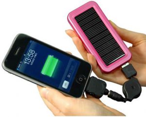 باتری خورشیدی موبایل