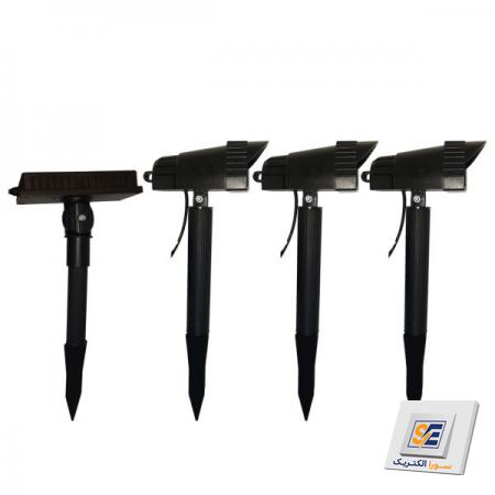 قابلیت چرخش چراغ خورشیدی پارکی