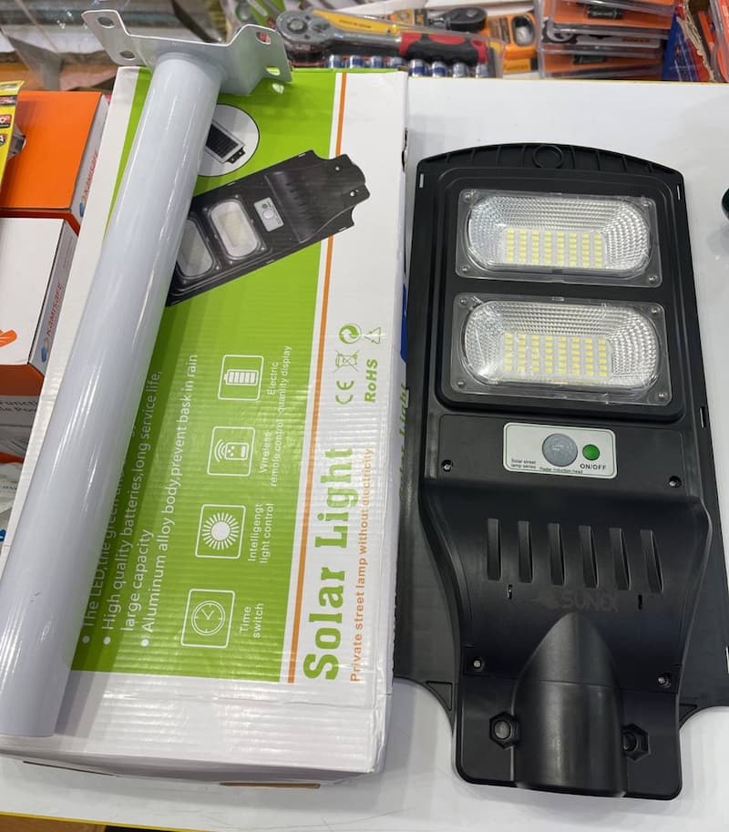 چراغ خورشیدی پنل متصل